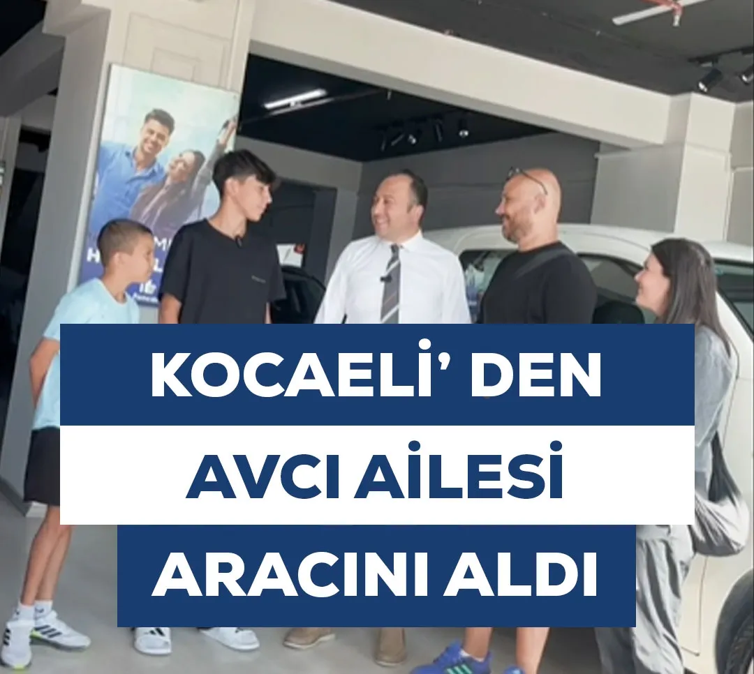 Kocaeli'den Avcı Ailesi Aracını Aldı