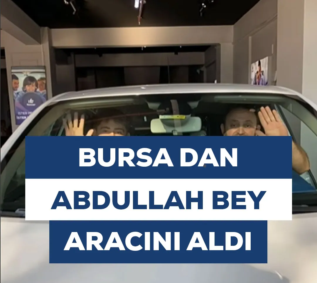 İzmir'den Abdullah Bey Aracını Aldı