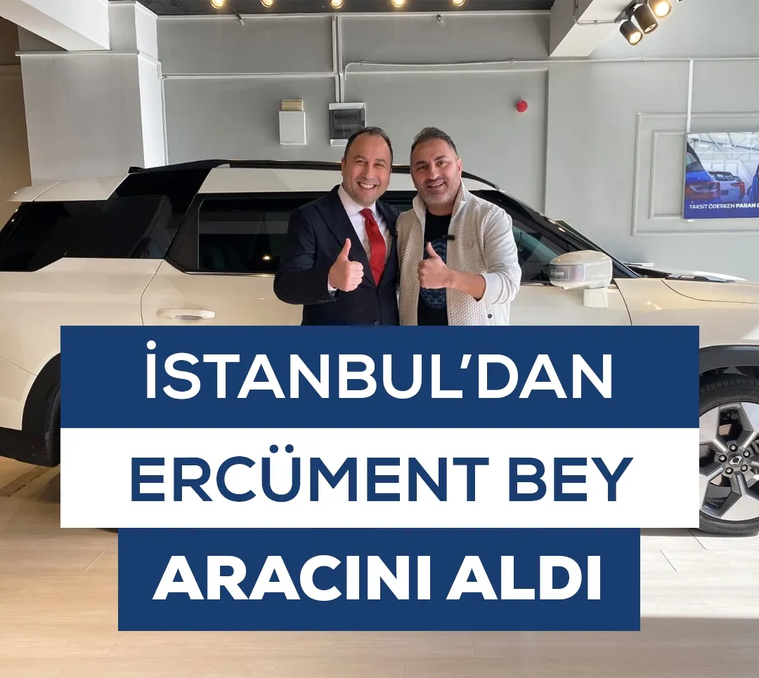 İstanbul'dan Ercüment Bey Aracını Aldı