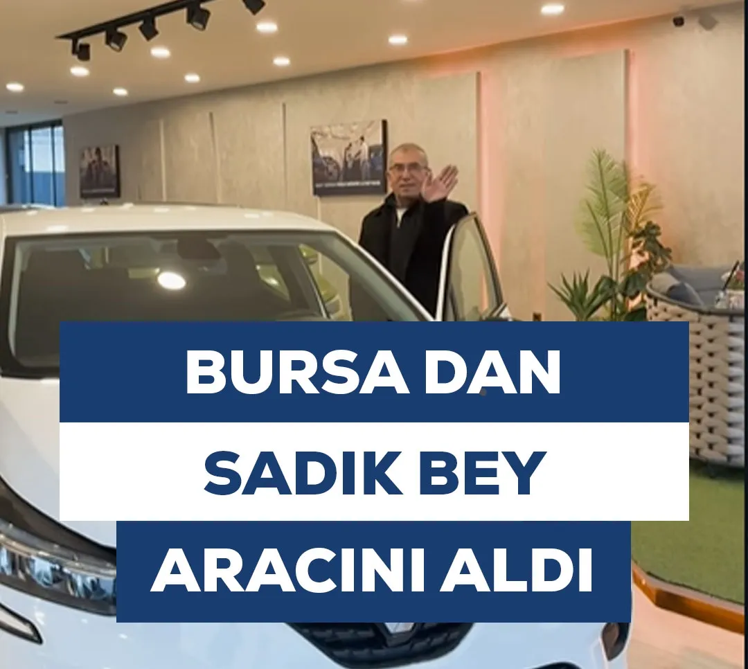 İnegöl'den Sadık Erduğan Bey Aracını Aldı