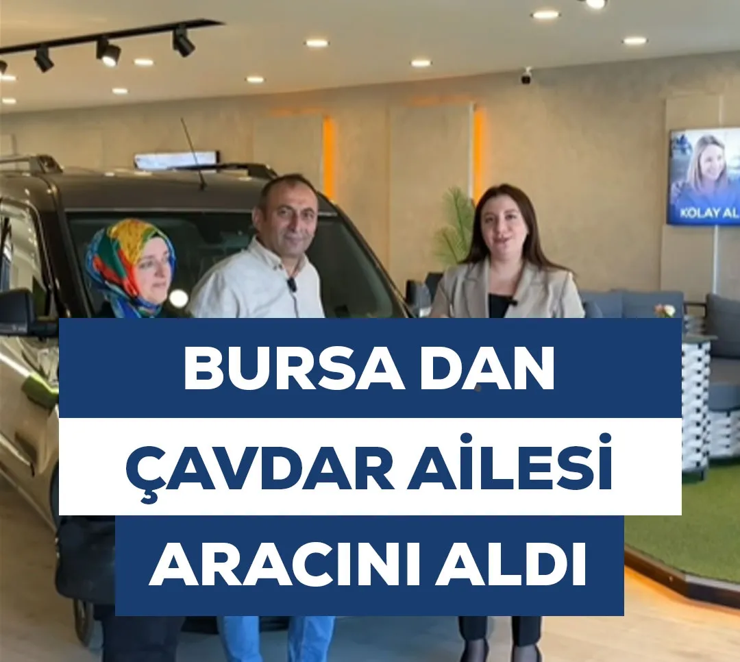 İnegöl'den Çavdar Ailesi Aracını Aldı