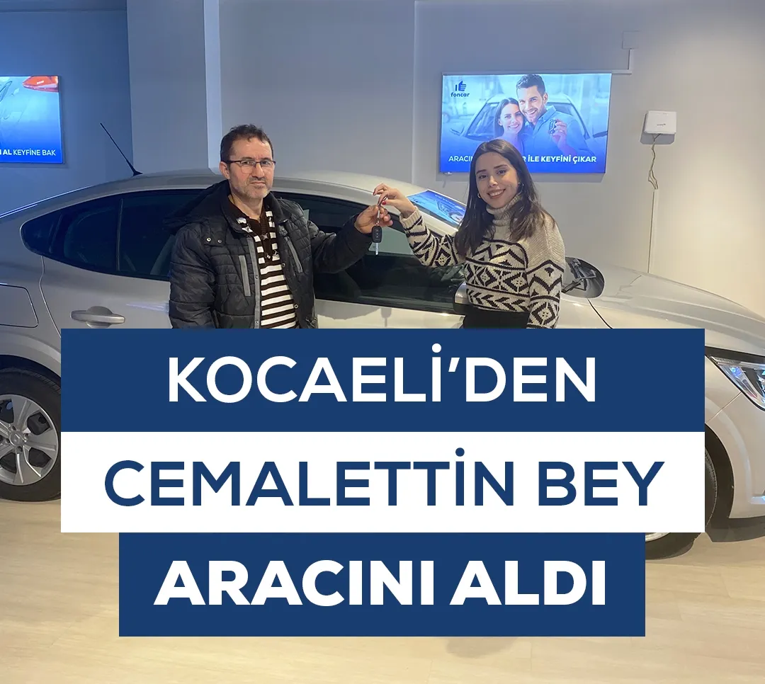 Kocaeli'den Cemalettin Bey Aracını Aldı
